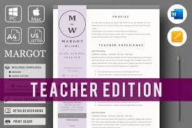 The goal of any teacher resume is to conduct an effective knowledge transfer, letting the school principal. School Teacher Resume Template Creative Market