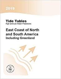 Tide Tables 2019 East Coast Of North South America Noaa