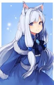 The most common anime white wolf material is metal. White Haired Wolf Girl Posted By Sarah Tremblay