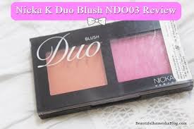 nicka k duo blush ndo03 review