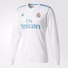 Get deals with coupon and discount code! Adidas Cristiano Ronaldo Real Madrid Long Sleeve Home Jersey 2017 18 Realfootballusa Net