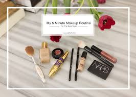 my 5 minute makeup routine j cat