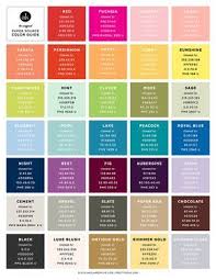 The Unofficial Paper Source Color Guide Hex Color Codes
