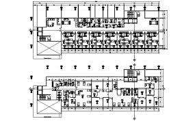 fifth floor plan of hospital in autocad