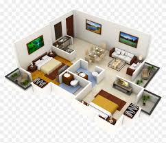 Luxury 2 Bedrooms Apartment Design Idea