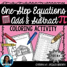 one step equations add and subtract