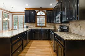 how to style brown granite countertops