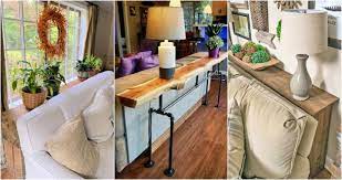 25 diy sofa table plans to build your