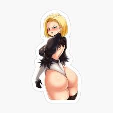 Thick Android 18 Nier Automata Waterproof Sticker - Ecchi Vinyl Decal
