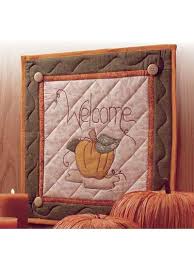 Autumn Welcome Banner Quilting Free