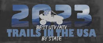 best utv atv off road trails by state