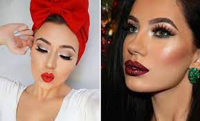 43 christmas makeup ideas to copy this