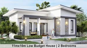 low budget house design 10m x 11m