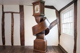 I do this from time to time to its the more expensive clocks that tend to have the more fragile key components. Alex Chinneck Knots An Antique Grandfather Clock Urdesignmag