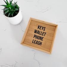 Keys Wallet Phone Leash Catchall Tray