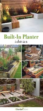 Built In Outdoor Planter Ideas Diy
