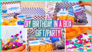 diy birthday in a box throw a mini party for your friend gift idea you