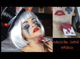 creepy magician halloween makeup you