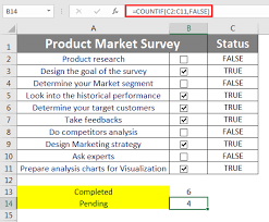 checklist in excel how to create