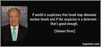 If world is suspicious that Israel may detonate nuclear bomb and ... via Relatably.com