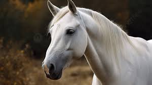 white horse wallpaper on white desktop