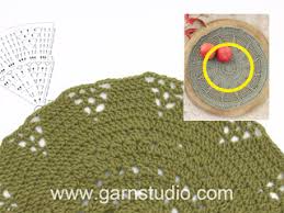 crochet the table cloth for chrismas