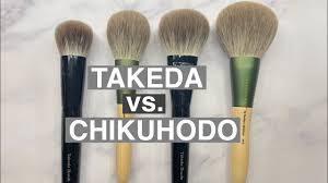takeda fox vs chikuhodo fox brushes
