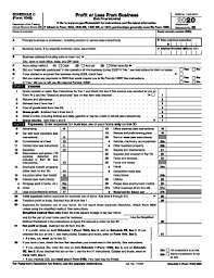 It helps in reporting income and calculating taxes that are to be paid to the federal government of the united states. Irs Schedule C 1040 Form Pdffiller