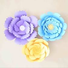 9 giant paper flower with fun centers