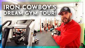 the iron cowboy s dream home gym tour