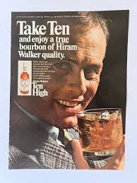 Пару постеров старой рекламы алкоголя. Американский бурбон Ten High Пару постеров старой рекламы алкоголя. Американский бурбон Ten High История,Алкоголь,Крепкие напитки,Реклама