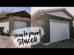 how to paint stucco exterior detached