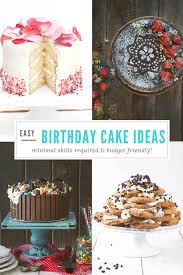 and easy birthday cake ideas