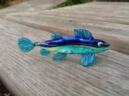 Glass Fish Hand Blown Fish Figurine