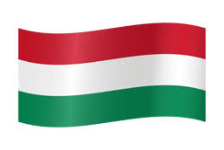 Black flags as a sign of mourning. Hungary Flag Vector Country Flags