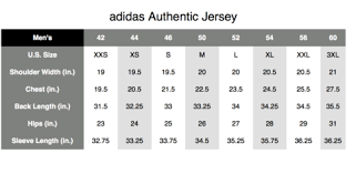 Reebok Authentic Nhl Jersey Size Chart Lebron James Leads