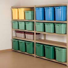 Organized Plastic Storage Bins