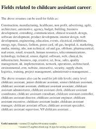 Sample Daycare Resume Objective For A Job Inside Child Care Cover