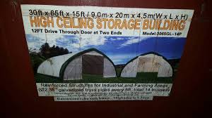 large storage shelter quonset hut