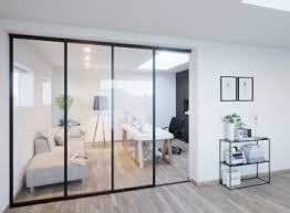 home office glass partition walls