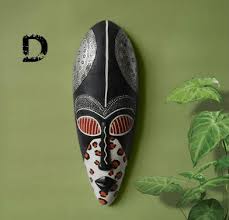Artistic Resin African Mask Wall