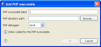 php executables preferences