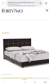 queen size bed and mattress used