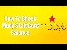 how to check macy s gift card balance