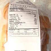 user added walmart bakery french bread