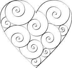 Color The Hearts Coloring Page Twisty Noodle Color The