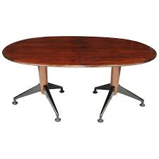 Round dining table extending oval is one images from these magnificent 17 round dining tables uk will light. 1950s Rosewood Extendable Oval Dining Table By A J Milne For Heals London For Sale At 1stdibs