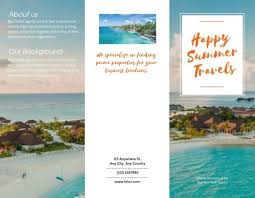 travel brochure templates for design