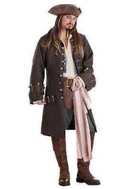 deluxe jack sparrow pirate costume for