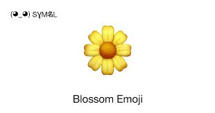 blossom emoji emoji meaning